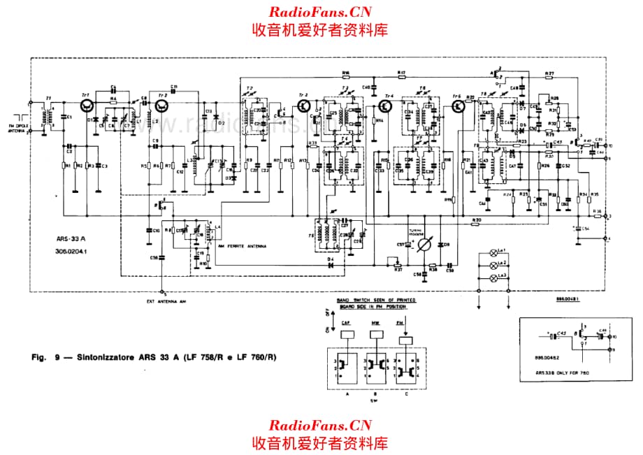 LESA Tuning unit ARS33A 电路原理图.pdf_第1页