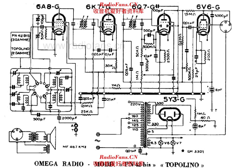 Omega PN42bis Topolino 电路原理图.pdf_第1页