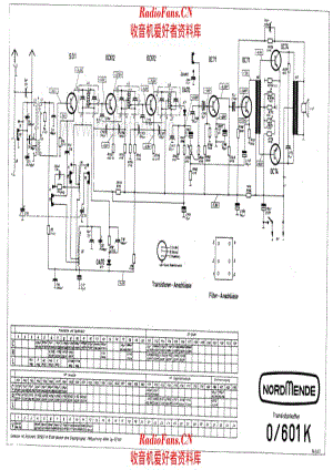 Nordmende 0-601K 电路原理图.pdf