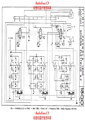 Phonola 1800 RF unit 电路原理图.pdf