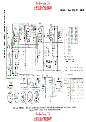 Phonola 5539 5541R 5543R 电路原理图.pdf