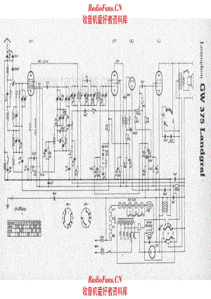 Lumophon GW375 Landgraf 电路原理图.pdf
