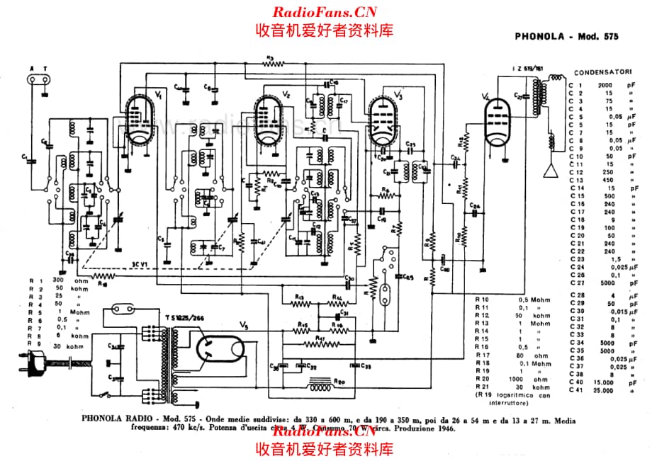 Phonola 575_3 电路原理图.pdf_第1页