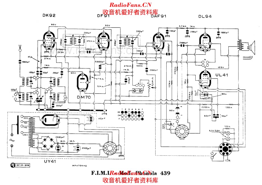 Phonola 439 电路原理图.pdf_第1页