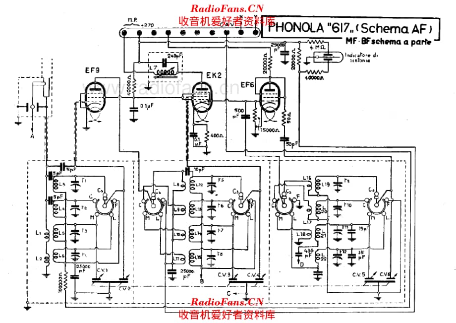 Phonola 617 RF unit 电路原理图.pdf_第1页