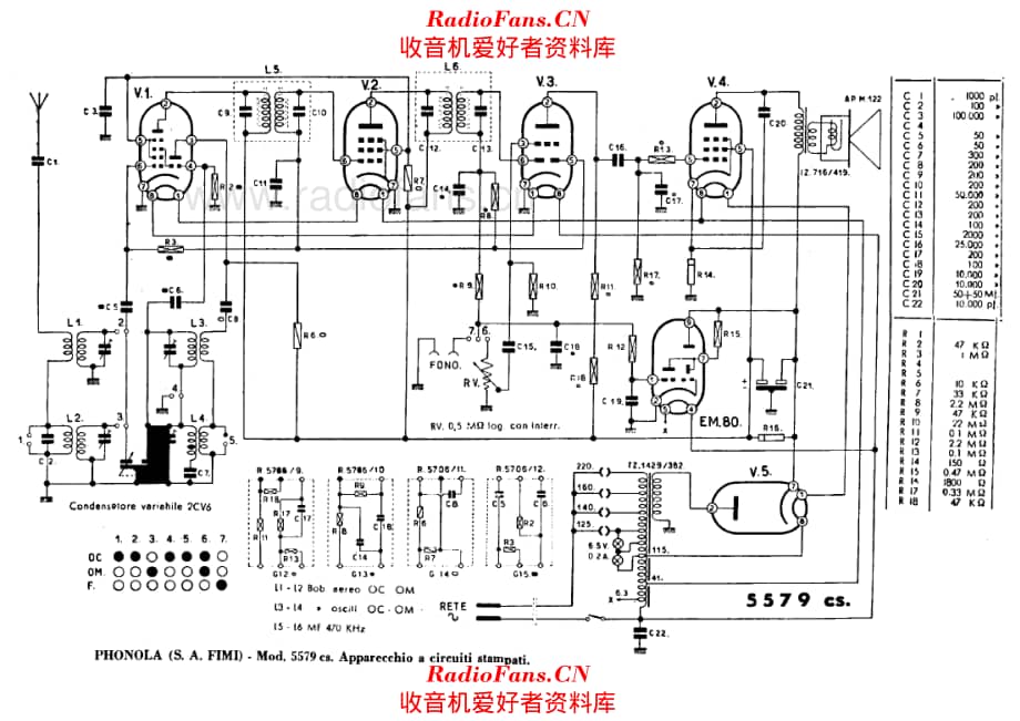 Phonola 5579CS 电路原理图.pdf_第1页