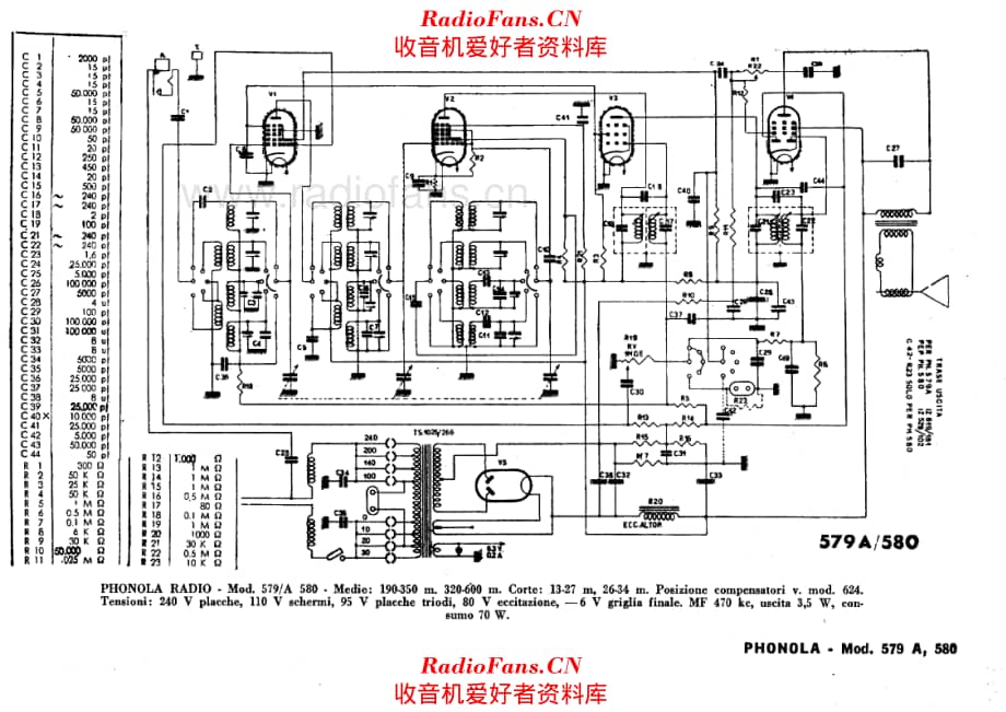 Phonola 579A 580 电路原理图.pdf_第1页