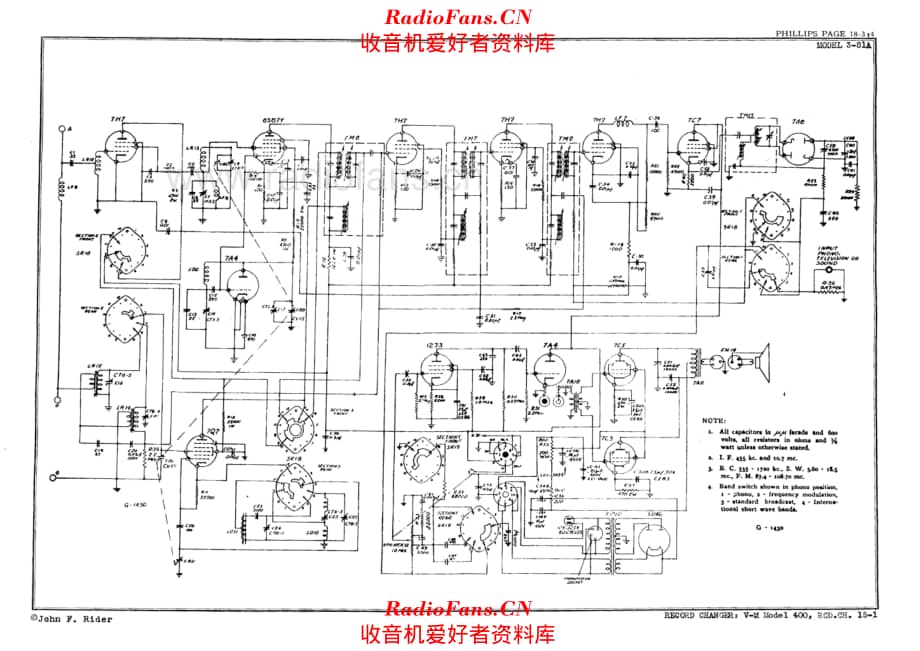 Phillips 3-63A 3-81A 电路原理图.pdf_第1页