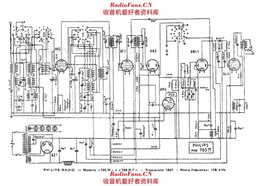 Philips 765M 766RF 电路原理图.pdf_第1页