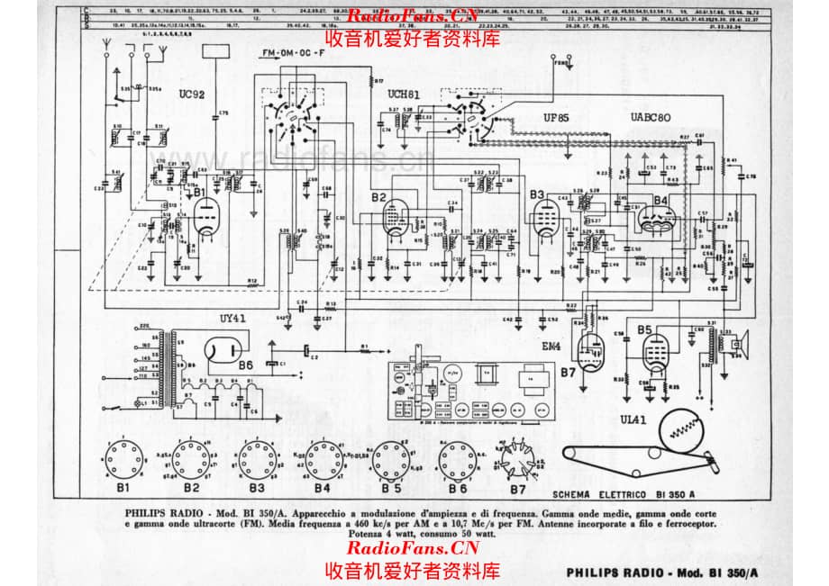 Philips BI350A 电路原理图.pdf_第1页