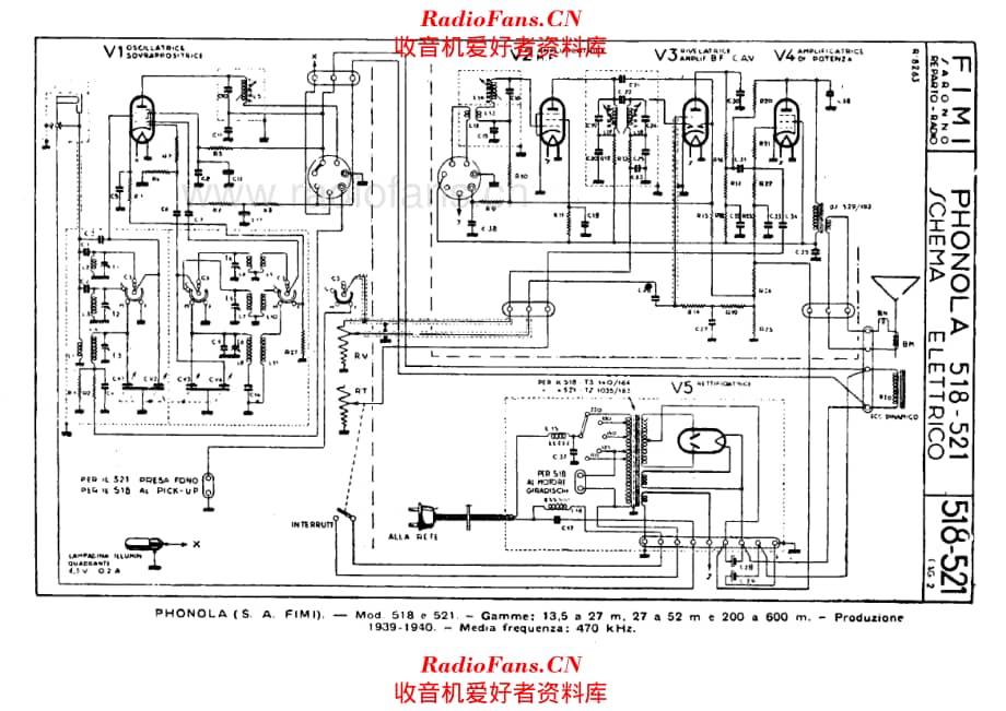 Phonola 518 521 电路原理图.pdf_第1页