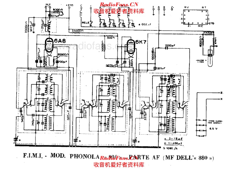 Phonola 910 RF unit 电路原理图.pdf_第1页