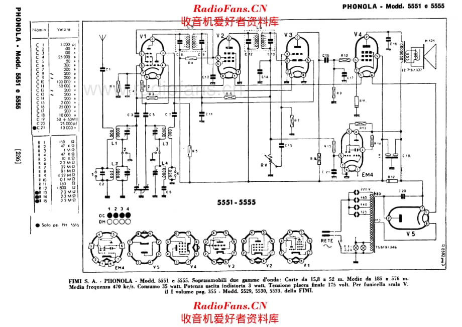 Phonola 5551 5555 电路原理图.pdf_第1页