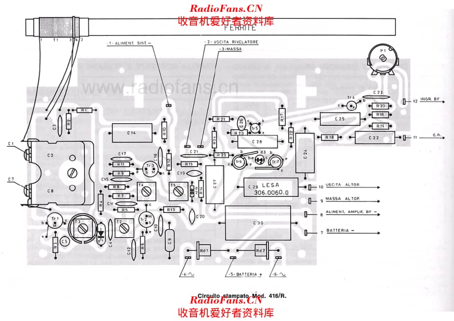 LESA Lesaphon 416R printed board 电路原理图.pdf_第1页