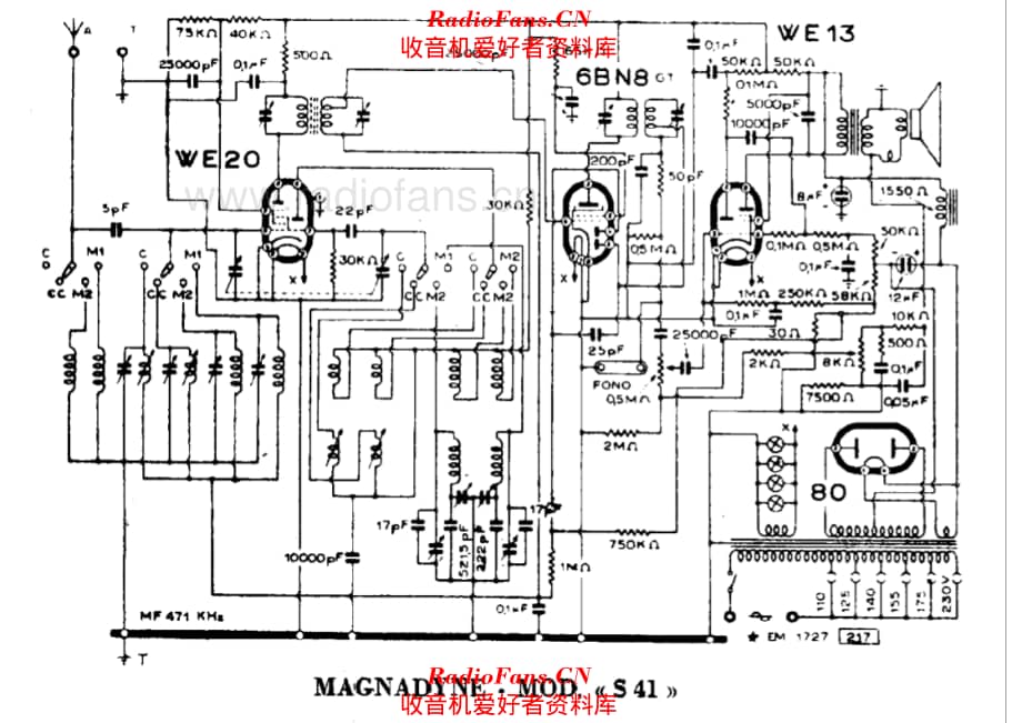 Magnadyne S41 电路原理图.pdf_第1页