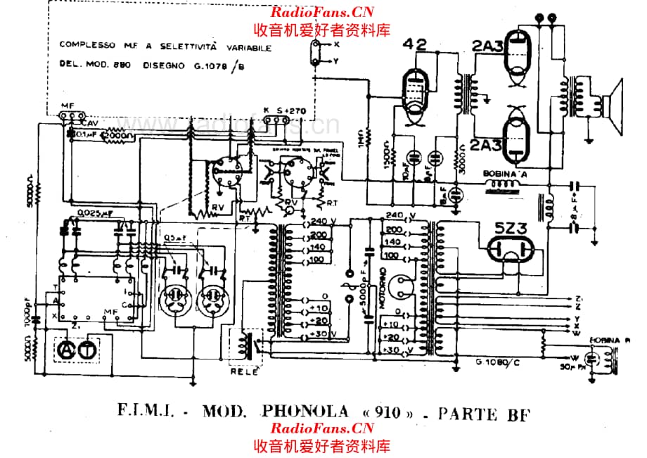 Phonola 910 LF unit 电路原理图.pdf_第1页