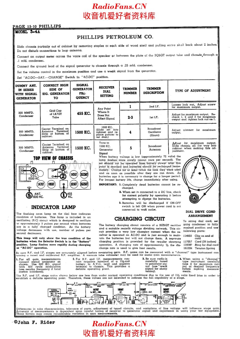 Phillips 3-4A alignment 电路原理图.pdf_第1页