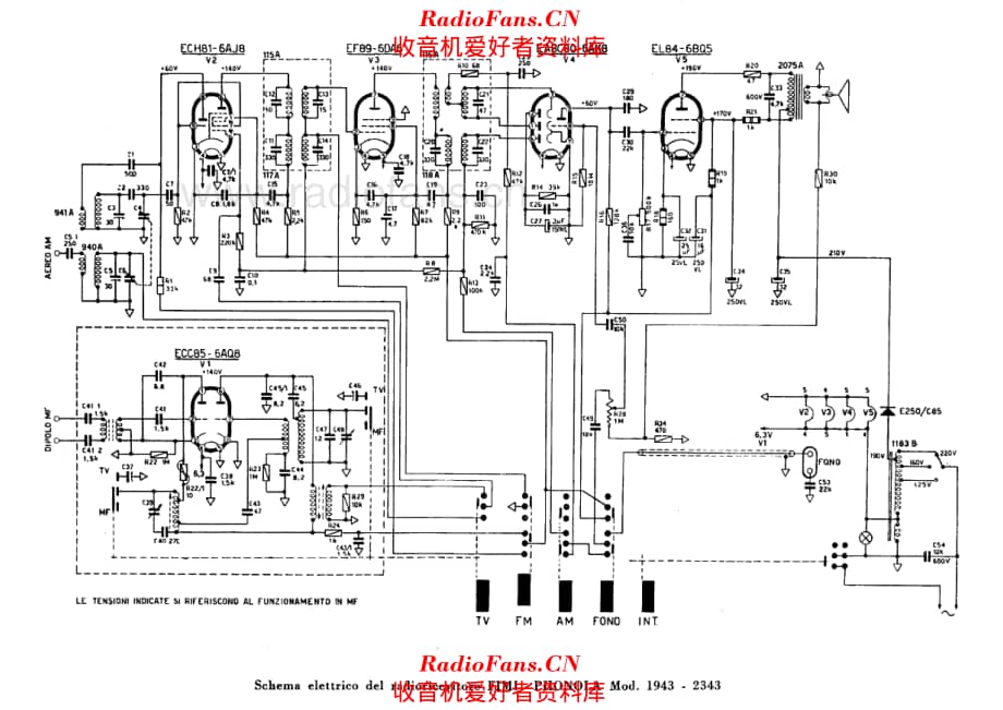 Phonola 1943 2343 电路原理图.pdf_第1页