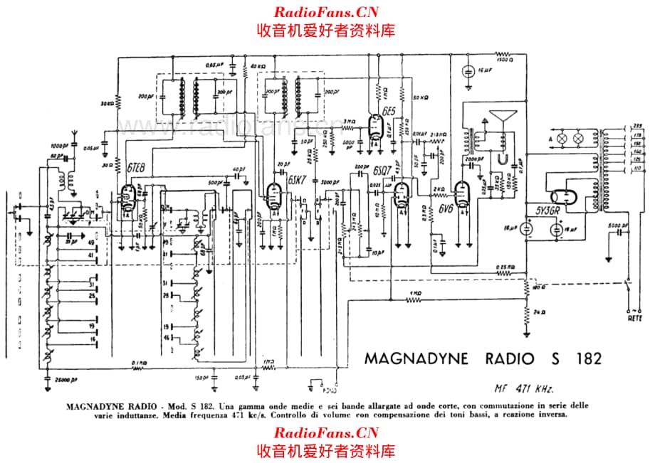 Magnadyne S182 电路原理图.pdf_第1页