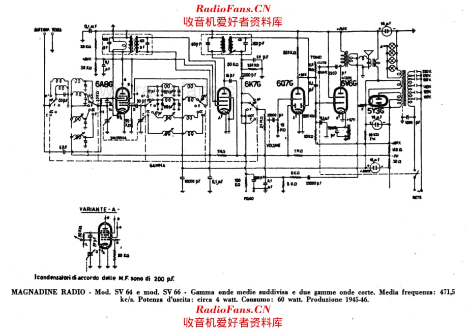 Magnadyne SV64 SV66 alternate 电路原理图.pdf_第1页