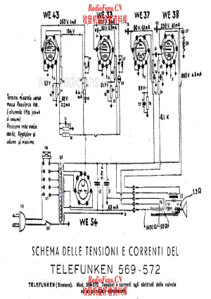 Siemens Telefunken 569 572 voltages_2 电路原理图.pdf
