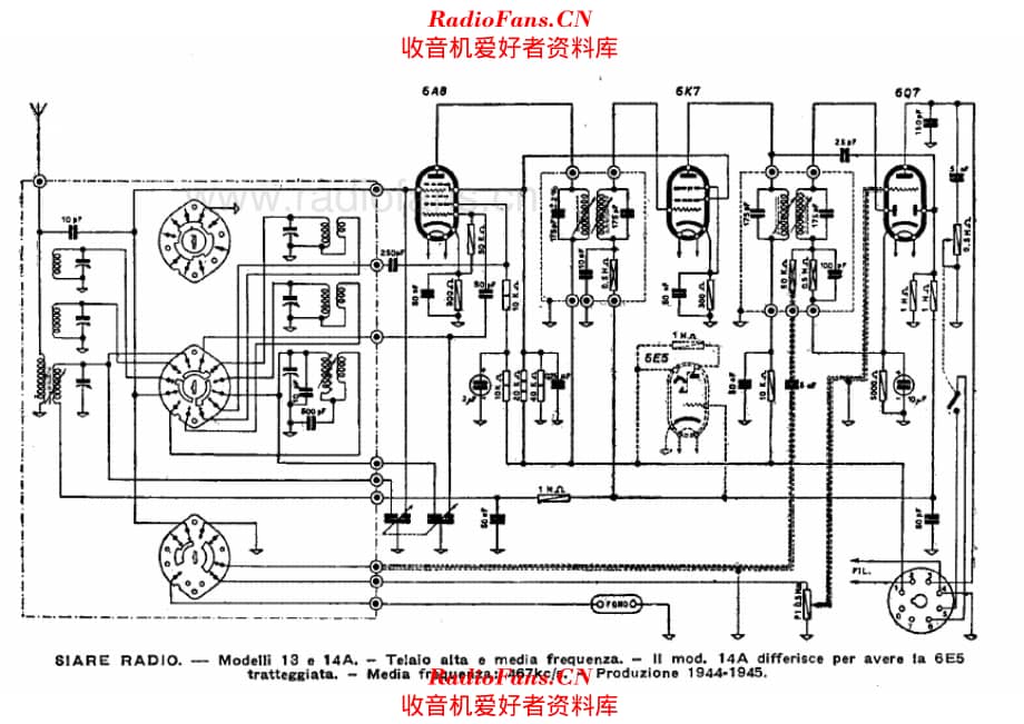 Siare 13 - 14A 电路原理图.pdf_第1页