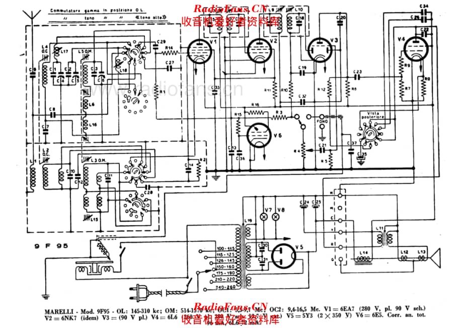 Radiomarelli 9F95 电路原理图.pdf_第1页