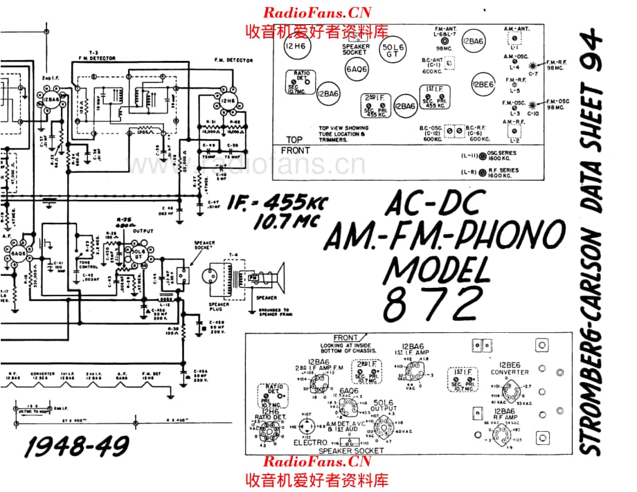 Stromberg Carlson 872 电路原理图.pdf_第2页