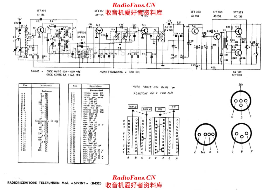 Telefunken Sprint R432 电路原理图.pdf_第1页