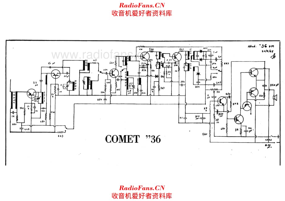 Prandoni Comet FM36 电路原理图.pdf_第1页