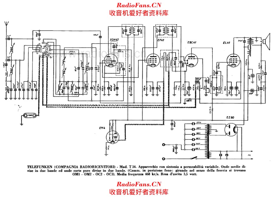 Telefunken T34 电路原理图.pdf_第1页