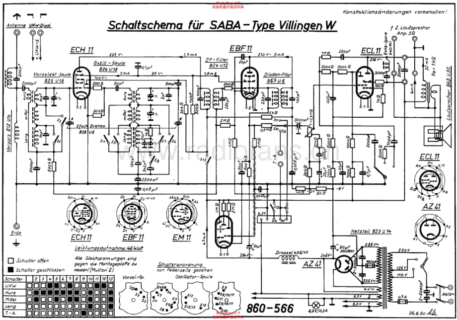 Saba Villingen W 电路原理图.pdf_第1页