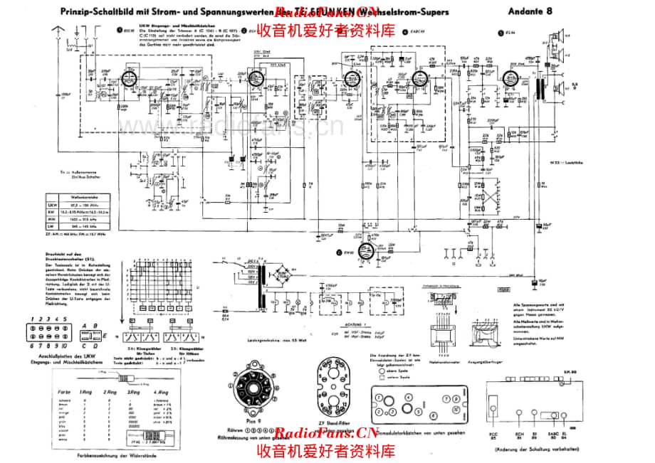 Telefunken Andante 8 电路原理图.pdf_第1页