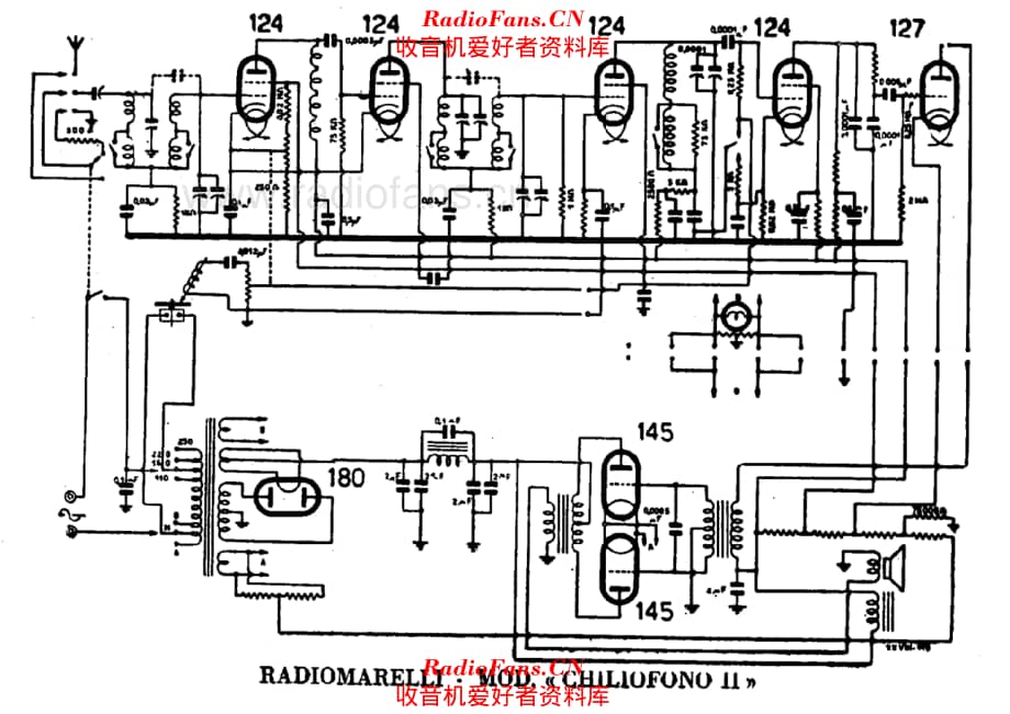 Radiomarelli Chiliofono II 电路原理图.pdf_第1页