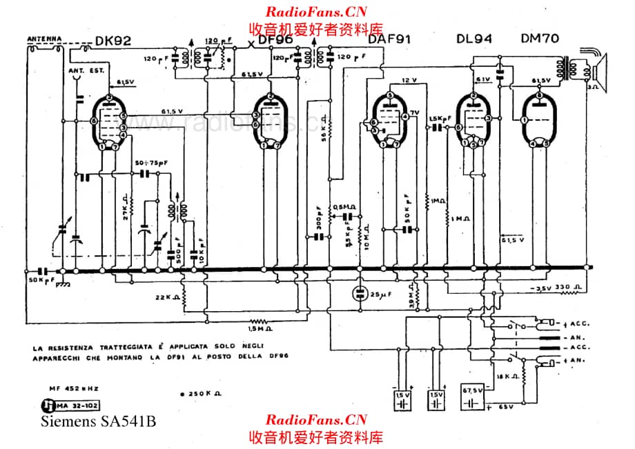 Siemens SA541B 电路原理图.pdf_第1页