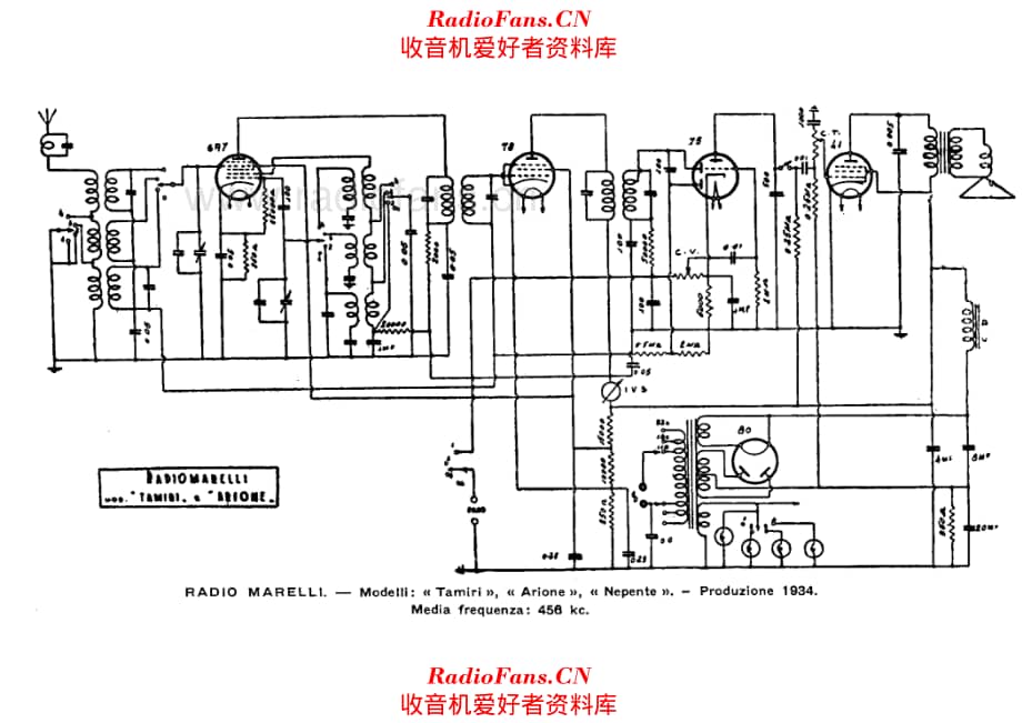 RadioMarelli Arione Tamiri Nepente 电路原理图.pdf_第1页