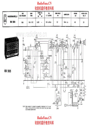 Radiomarelli RD205 电路原理图.pdf