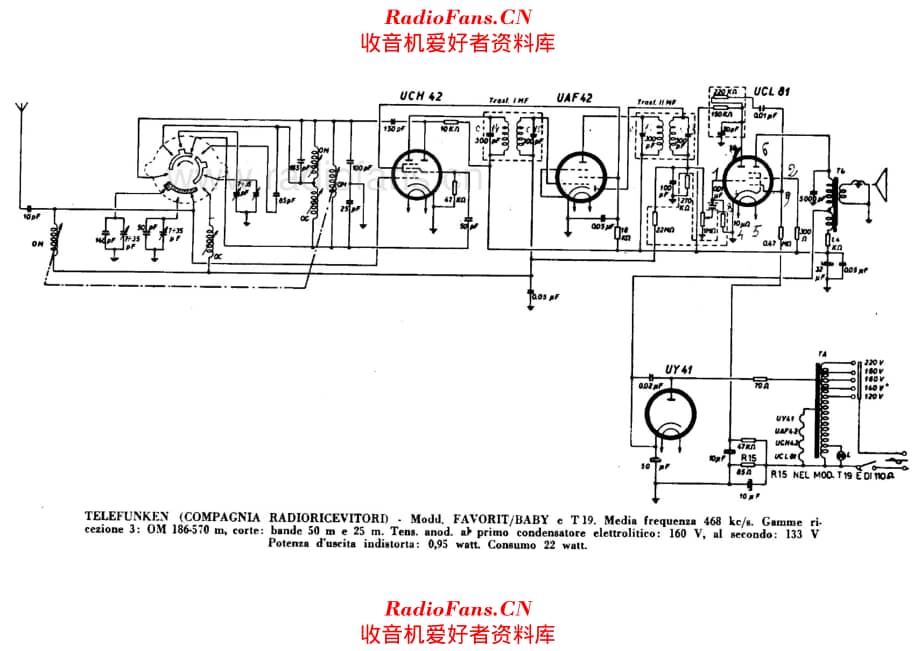 Telefunken Favorit Baby T19 电路原理图.pdf_第1页