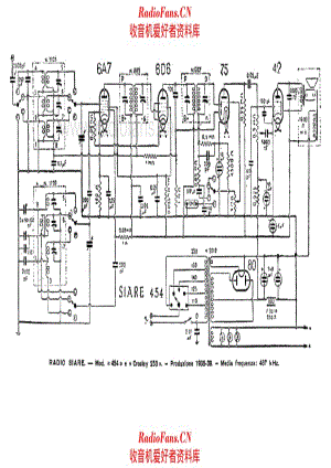 Siare 454 Crosley 253 电路原理图.pdf