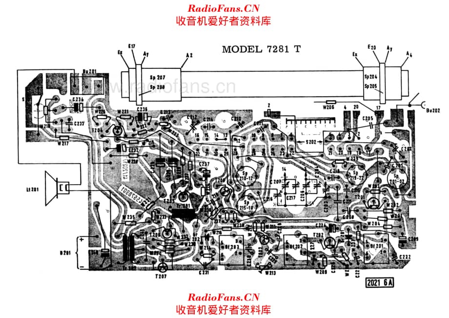 Telefunken Partner 7281T PCB layout 电路原理图.pdf_第1页