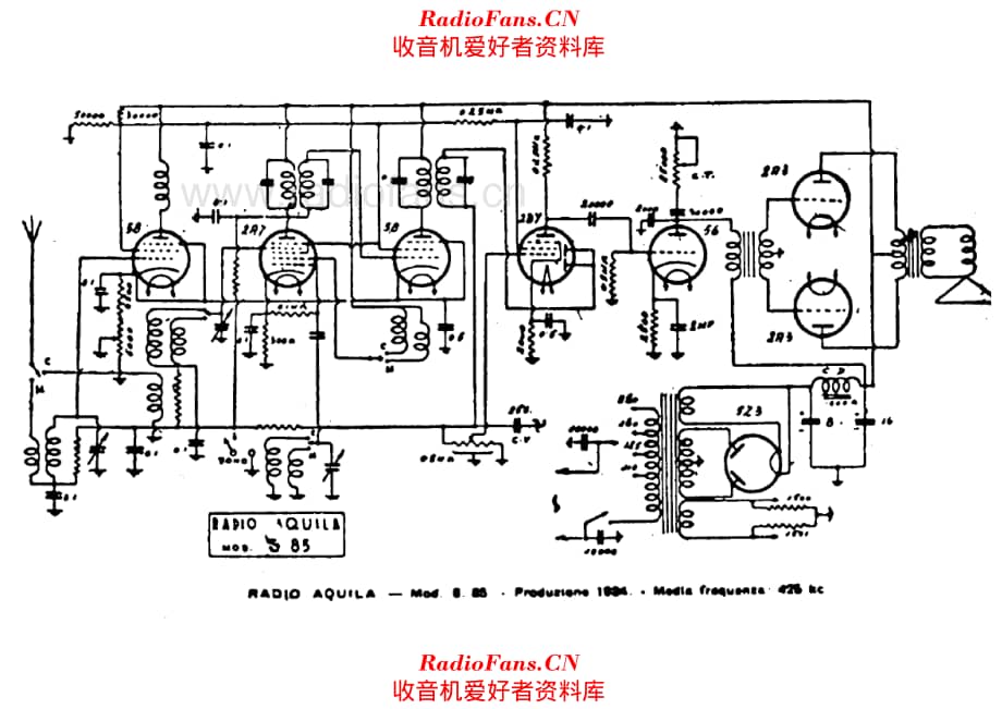 Radio Aquila S85 电路原理图.pdf_第1页