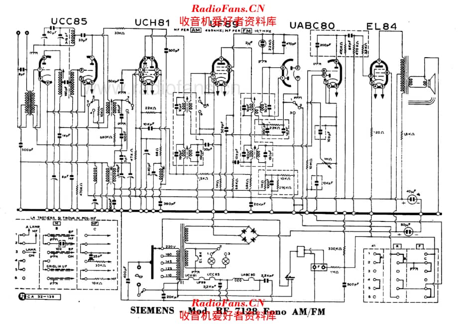 Siemens RF7128 Fono AM-FM 电路原理图.pdf_第1页