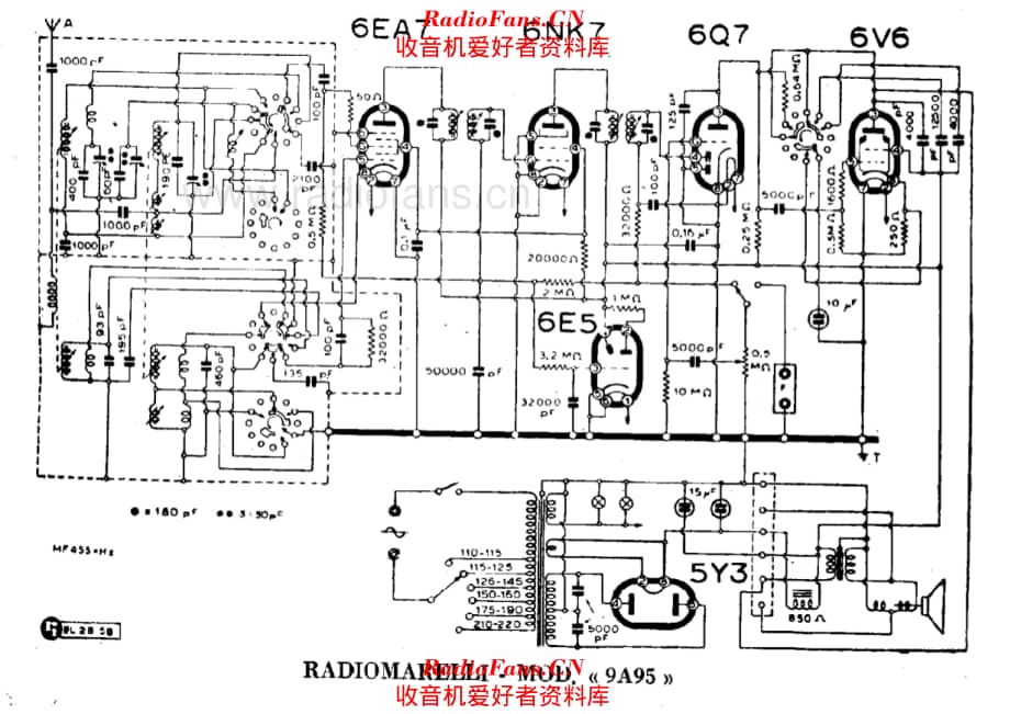 Radiomarelli 9A95 电路原理图.pdf_第1页