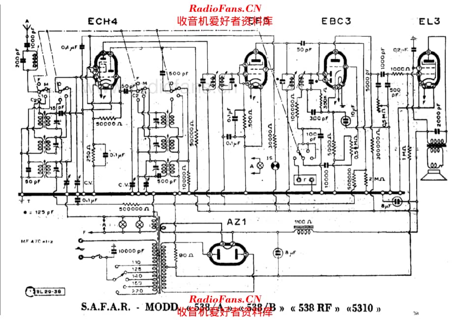 SAFAR 538A 538B 538RF 5310 alternate 电路原理图.pdf_第1页