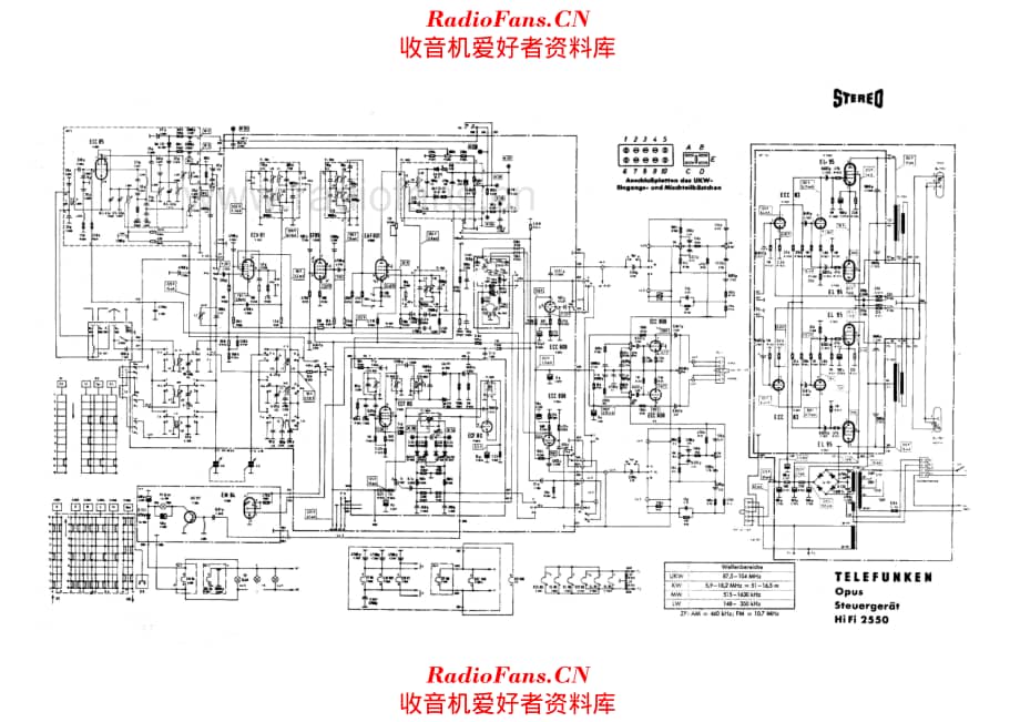 Telefunken Opus Hi-Fi 2550 电路原理图.pdf_第1页