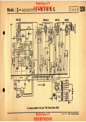Siare Crosley 267 电路原理图.pdf