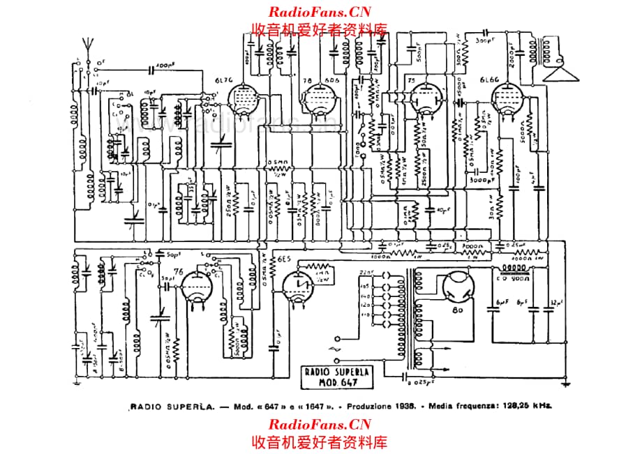 Radio Superla 647 1647 电路原理图.pdf_第1页