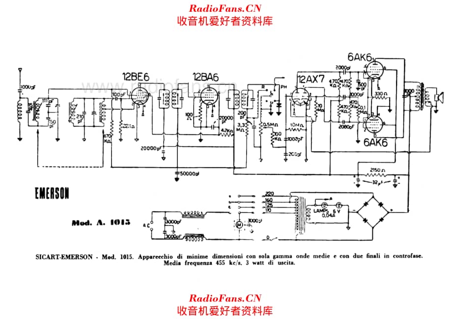 Sicart Emerson A1015 电路原理图.pdf_第1页