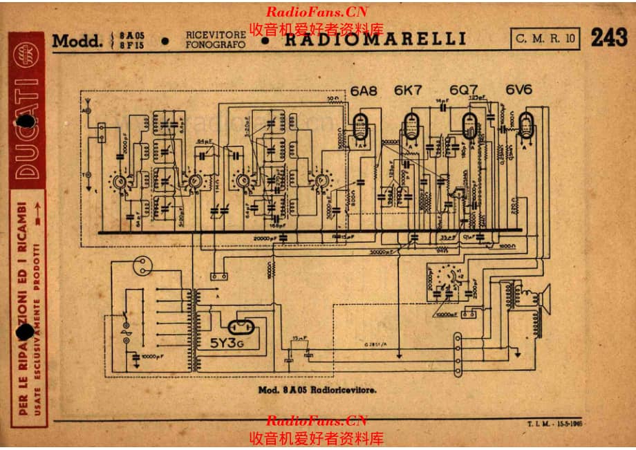 Radiomarelli 8A05_2 电路原理图.pdf_第1页