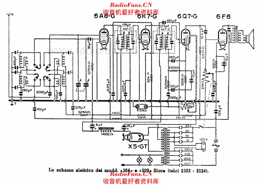 Siare 504 - 509 电路原理图.pdf_第1页
